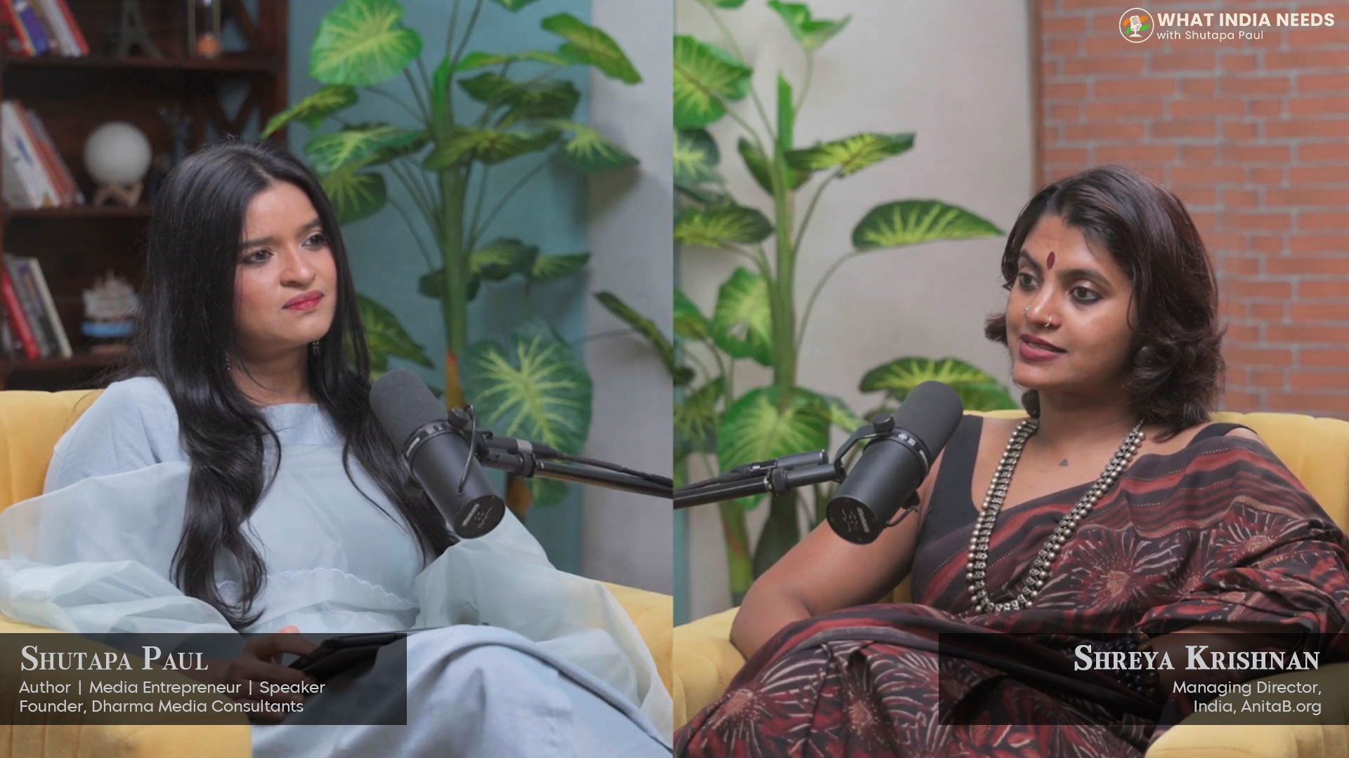 Image Caption L-R-Shutapa Paul,Author, Media Entrepreneur, Speaker, Founder, Dharma Media Consultants and Shreya Krishnan, Managing Director–India at AnitaB.org