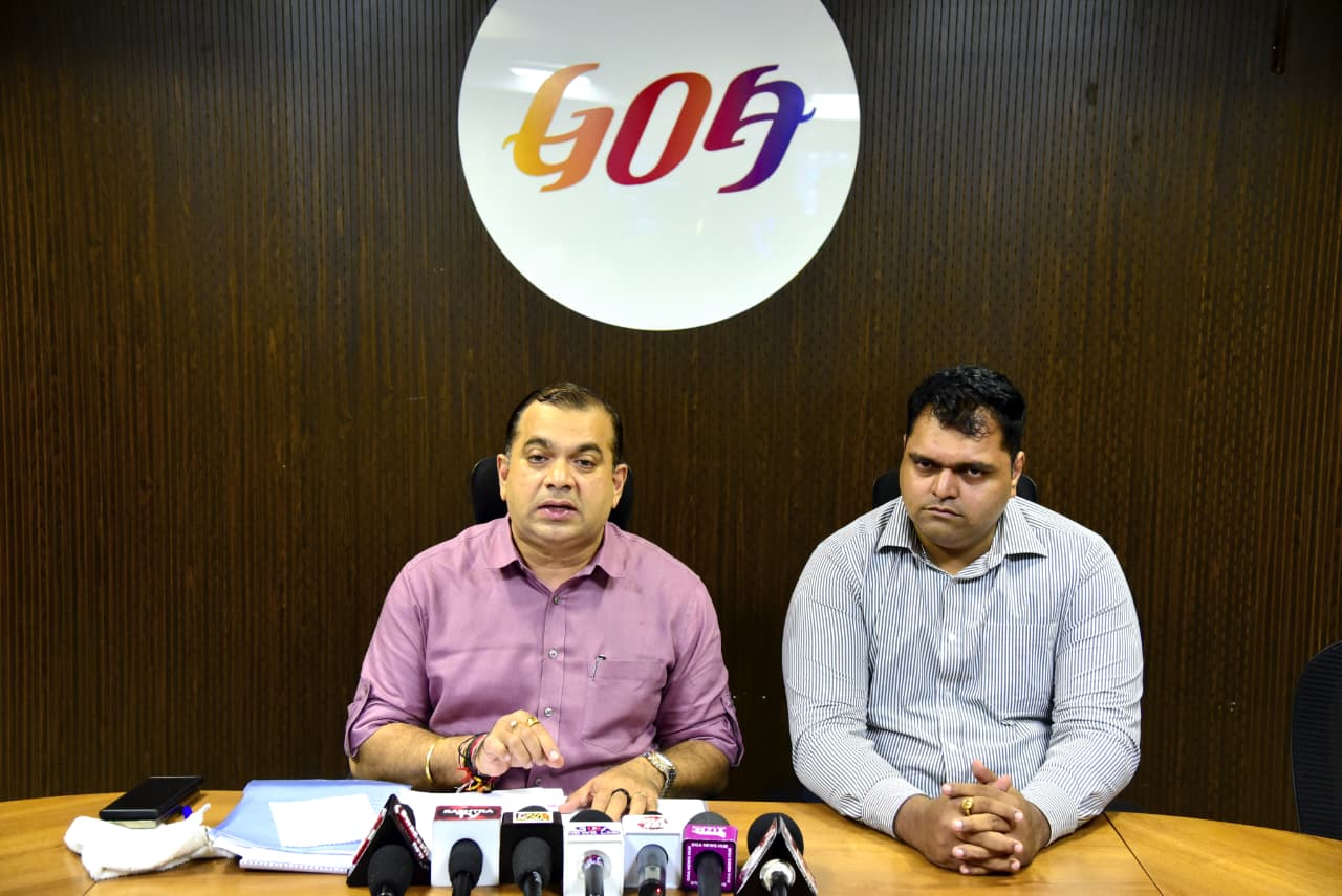 Minister for Tourism Govt of Goa Shri Rohan A. Khaunte and Director Tourism Govt. Of Goa Shri Kedar Naik.