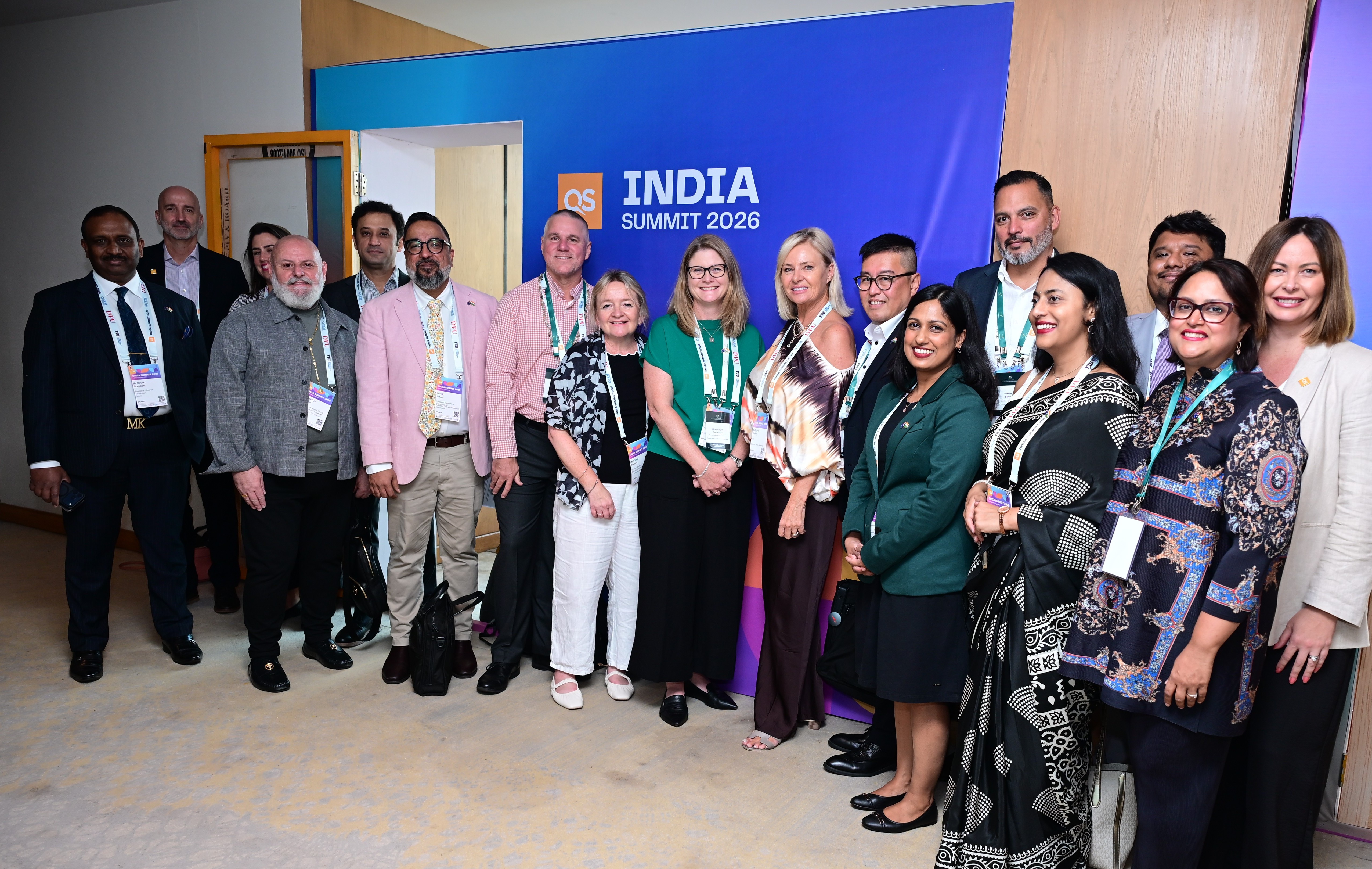 Australian Transnational Education delegation at the QS India Summit 2026 in Goa